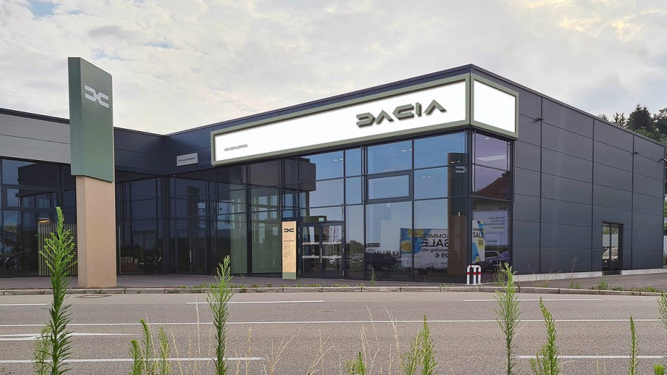 Autohaus von der Weppen neues Dacia-Autohaus in Oberschopfheim