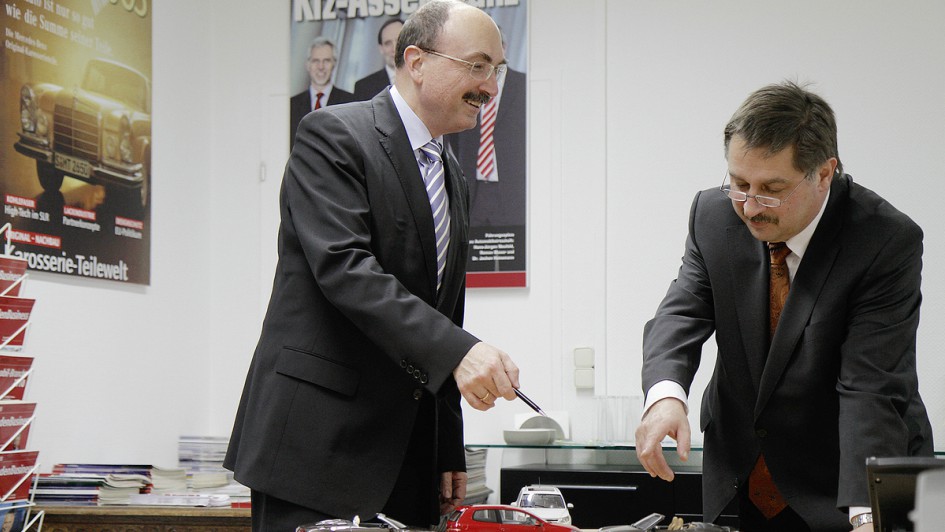 Bernd Höke und Walter K. Pfauntsch