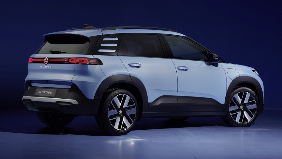 Tył elektrycznego SUV-a Volkswagen ID. Cross