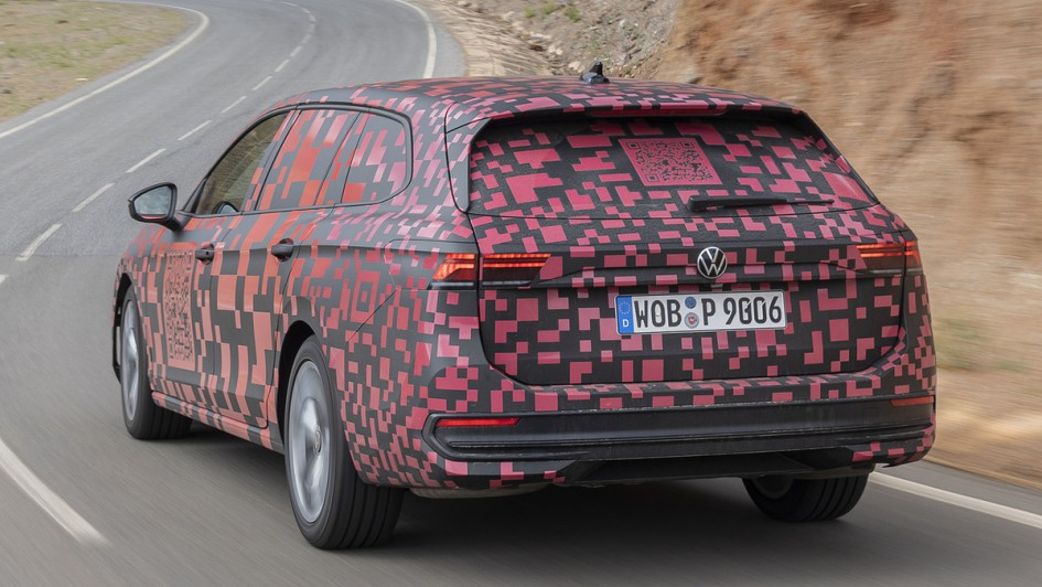 VW Passat 9. Generation - Erprobungsfahrt