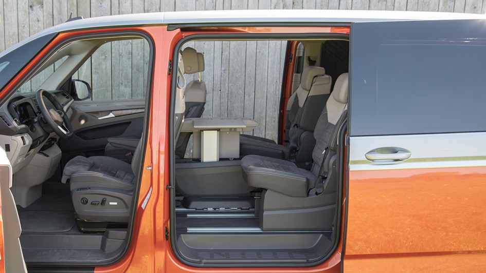 Platz gibt es im Inneren des T7 überall.