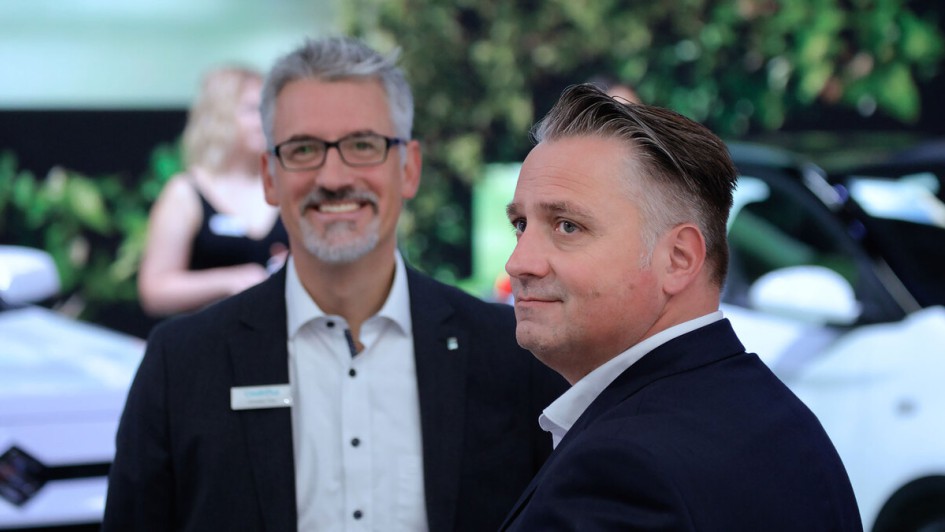 Creditplus-Vorstand Christian Frey und Marco Christ, Chief Officer Retail Finance & Partnerbanking