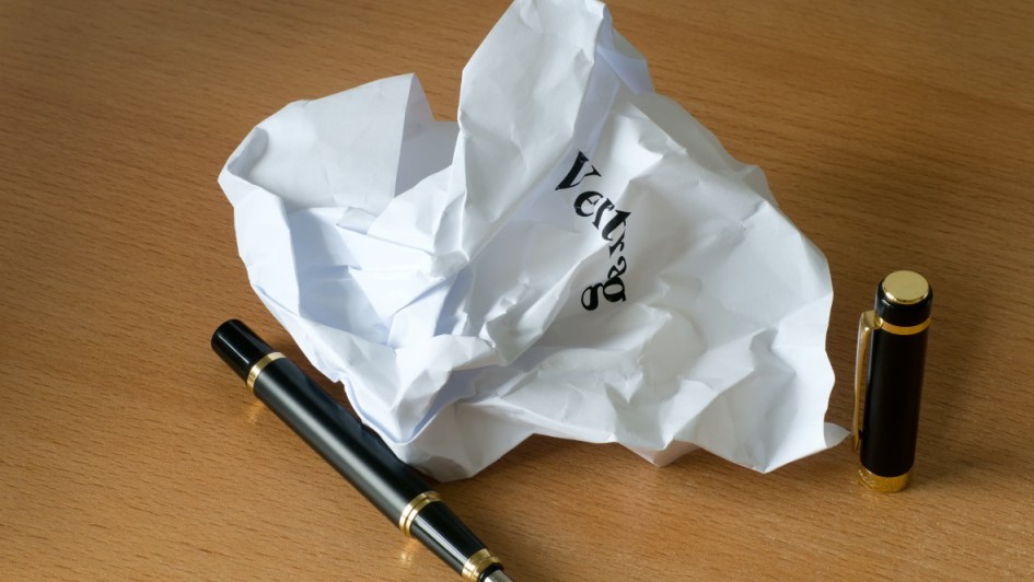zerknülltes Papier